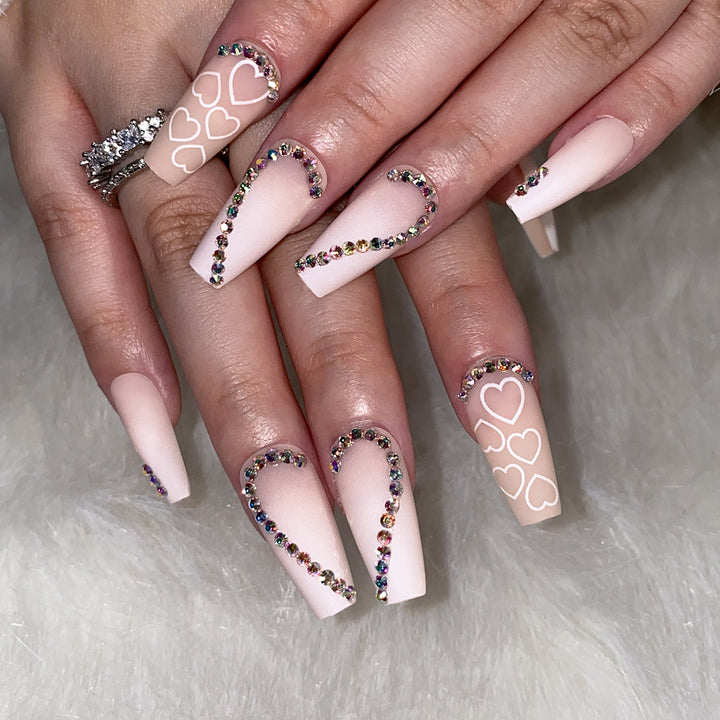 Artful Nail Art with Love Motifs Kalsten
