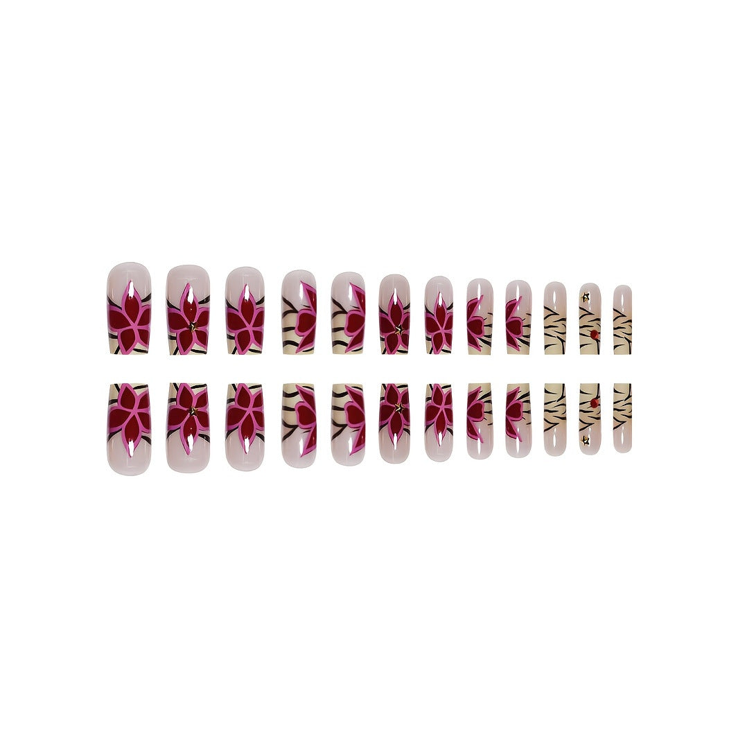 Creative Floral Nail Enhancements Kalsten