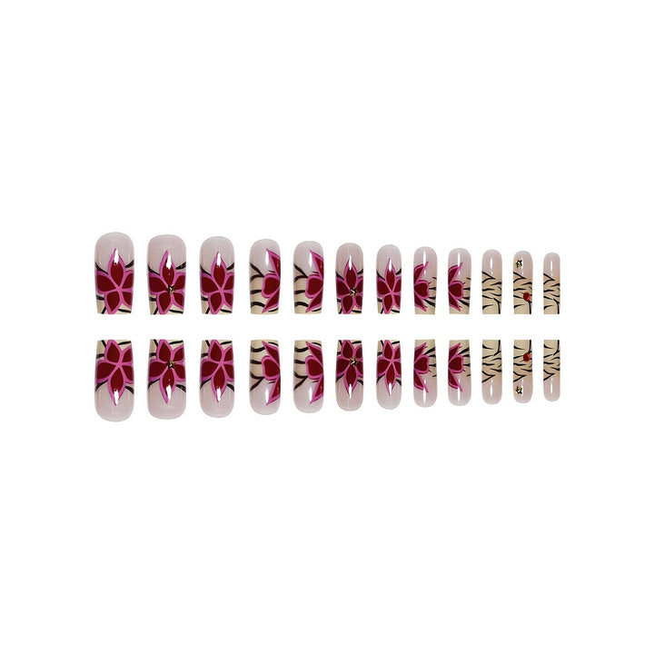 Creative Floral Nail Enhancements Kalsten