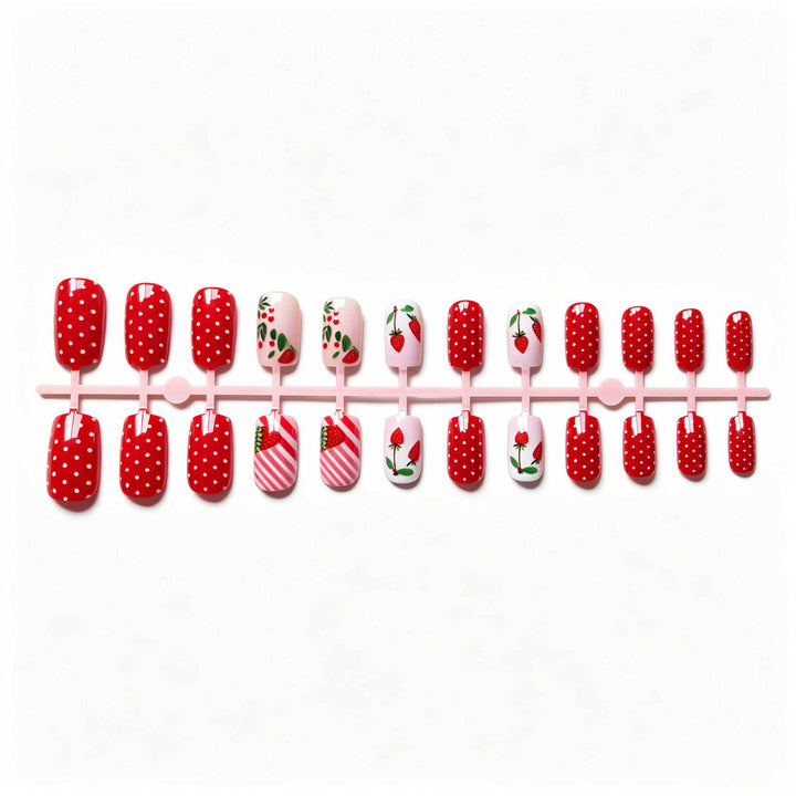 Artistic Strawberry Nail Art Design Kit