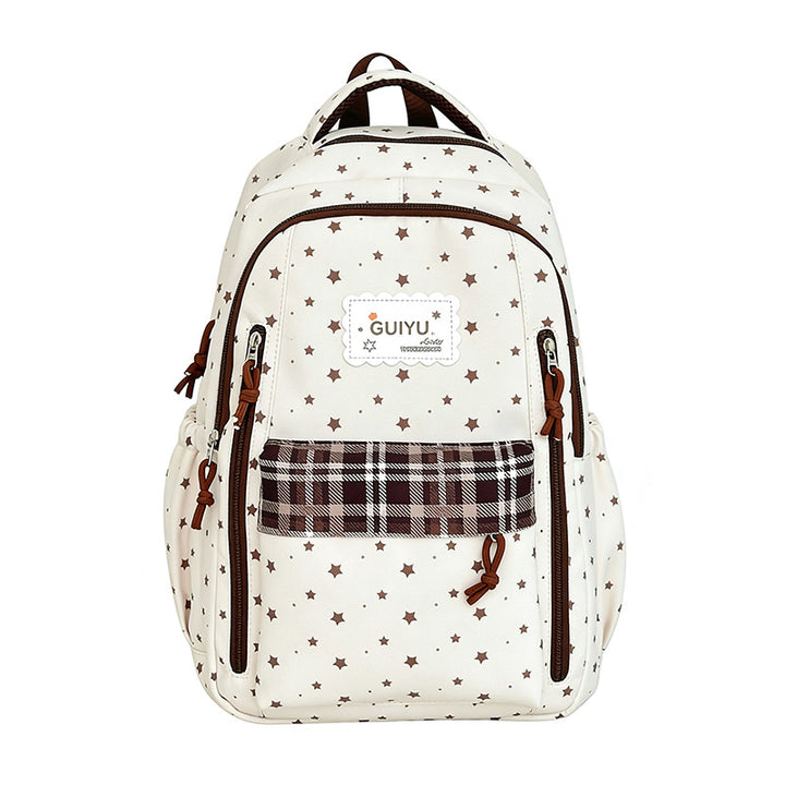 Stylish Star-Print Backpack Kalsten 1791205961