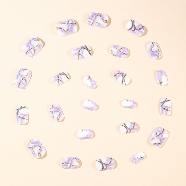 Stylish Marble Effect Nail Art Extensions Kalsten