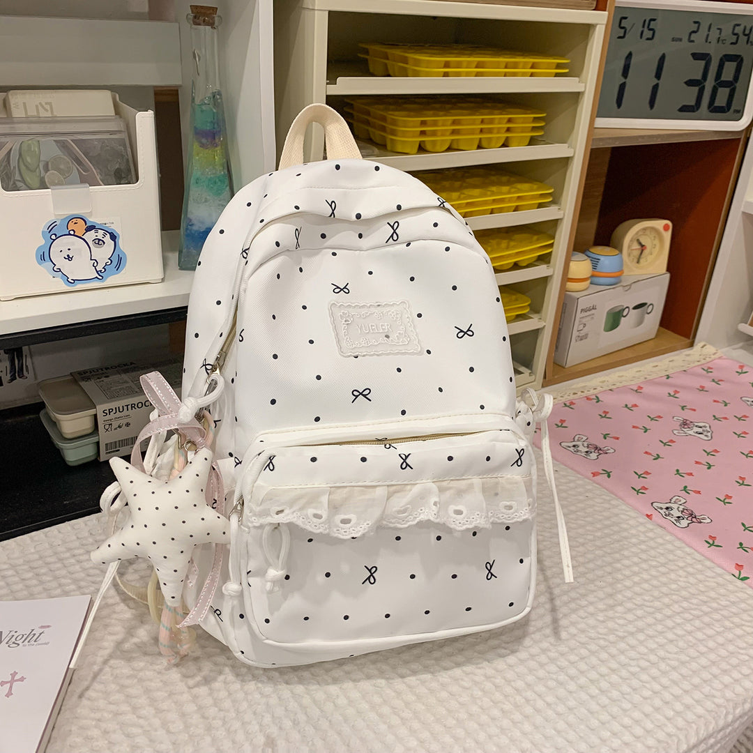 Adorable Polka Dot Backpack Kalsten