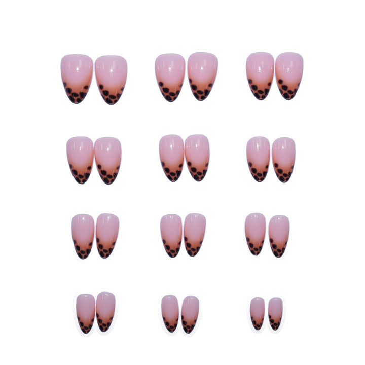 Elegant Press-On Nails with Animal Accents Kalsten
