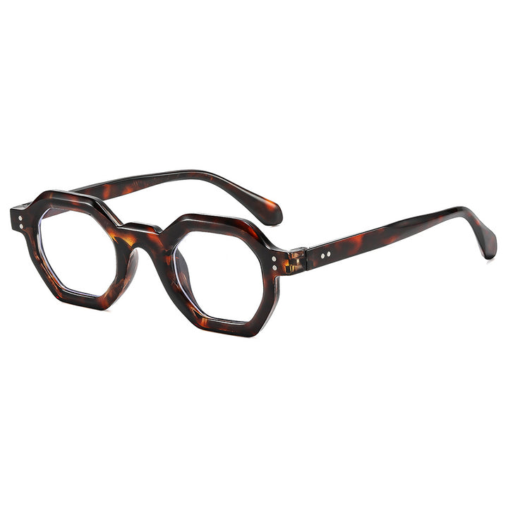 Women's octagonal sunglasses with stylish pattern and UV protection Kalsten