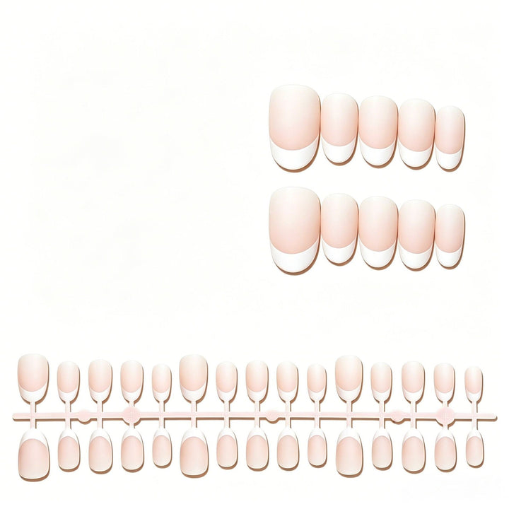 Premium French Tip Press-On Nail Set