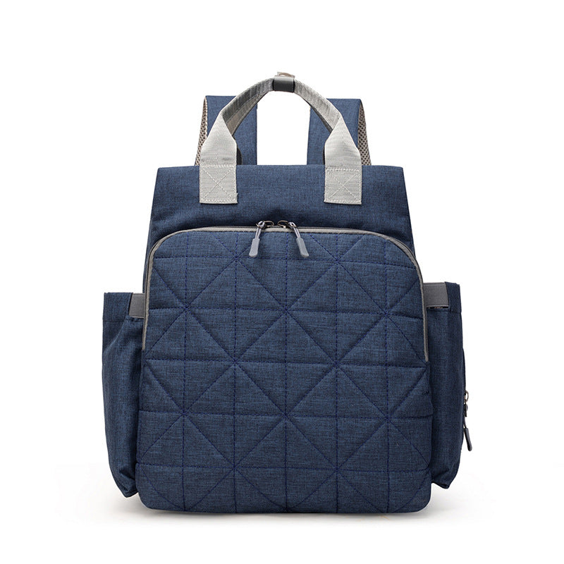 Quilted Multi-Functional Backpack