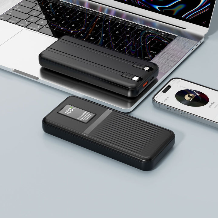 Portable power bank with state-of-the-art fast charging technology and digital display Kalsten