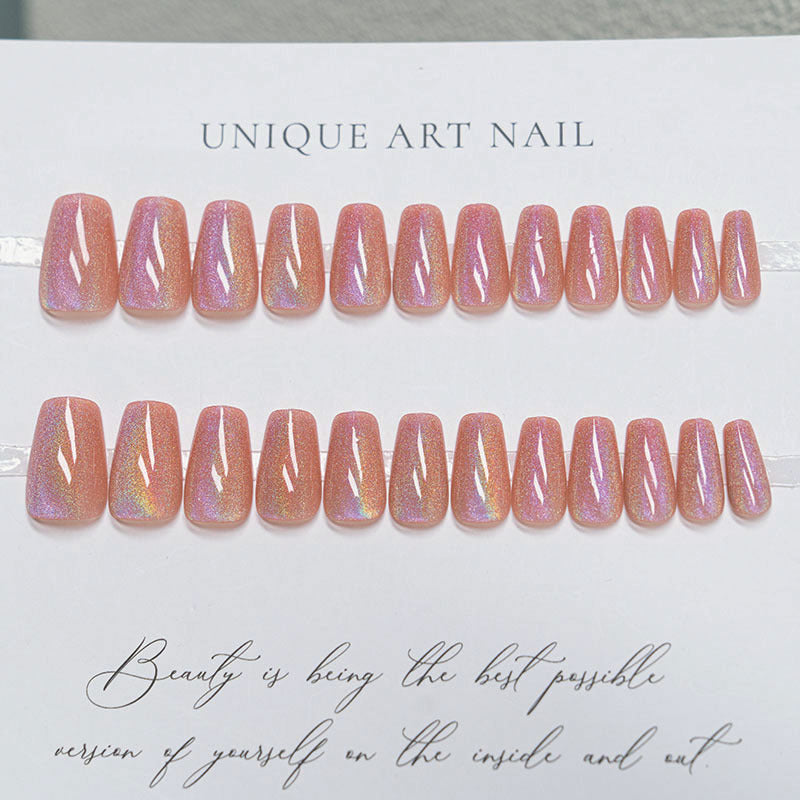 Shimmering Press-On Nail Art Set