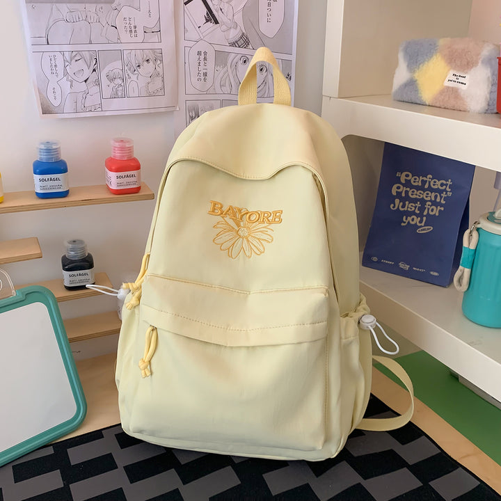 Floral Embroidered Casual Backpack Kalsten