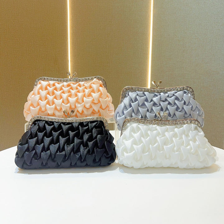 Pleated Evening Clutch