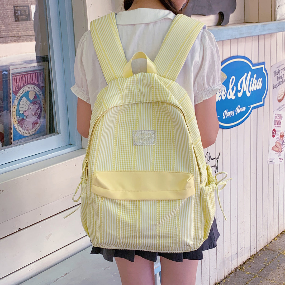 Cute Checked Design Backpack Kalsten