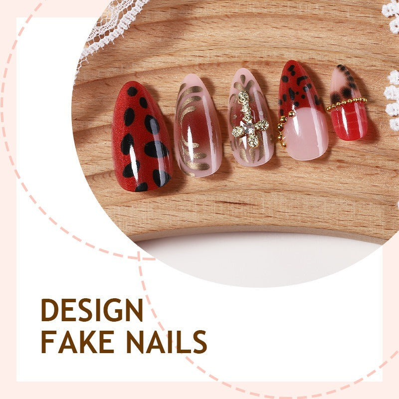 Artificial Nail Set with Playful Designs Kalsten