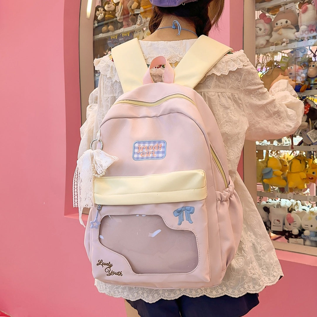 Cute Cartoon-Embellished Mini Backpack Kalsten