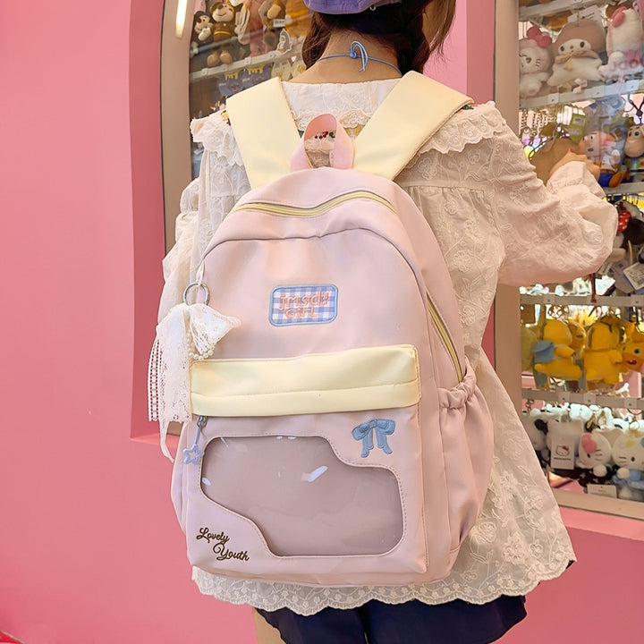Cute Cartoon-Embellished Mini Backpack Kalsten