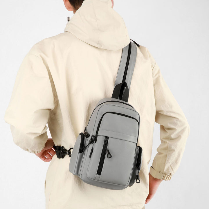 Multi-Compartment Crossbody Sling Backpack