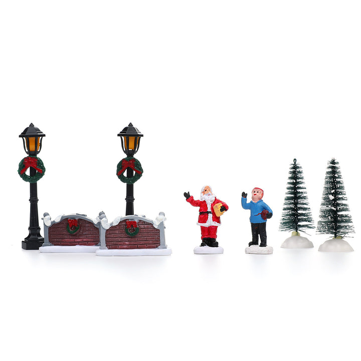 Miniature Christmas Scene Figurine Set Kalsten