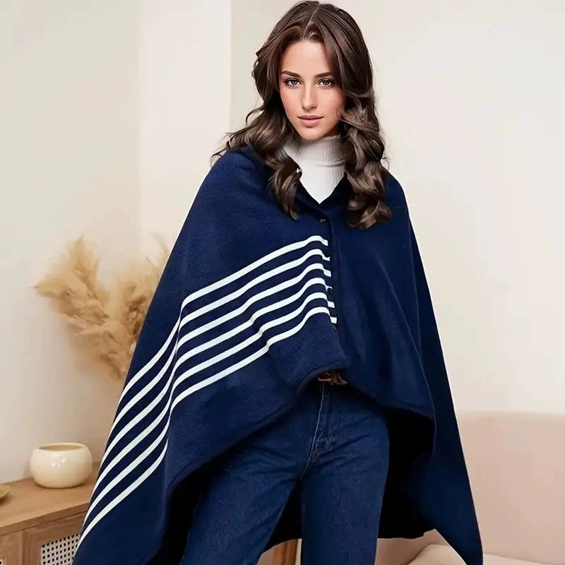 Women Comfortable Throw Blanket with Checkered Pattern Kalsten
