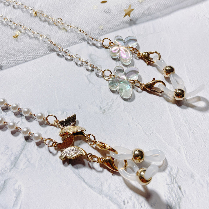 Pearl Glasses Holder Chain with Elegant Pendants Kalsten