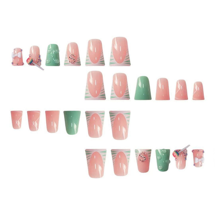 Playful Themed Press-On Nails Kalsten