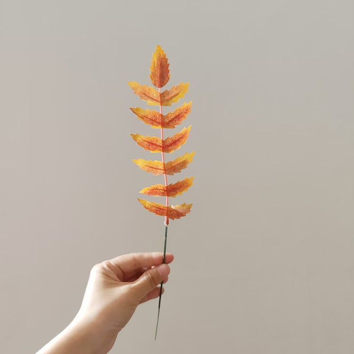 Autumn-Inspired Decorative Leaf Stem
