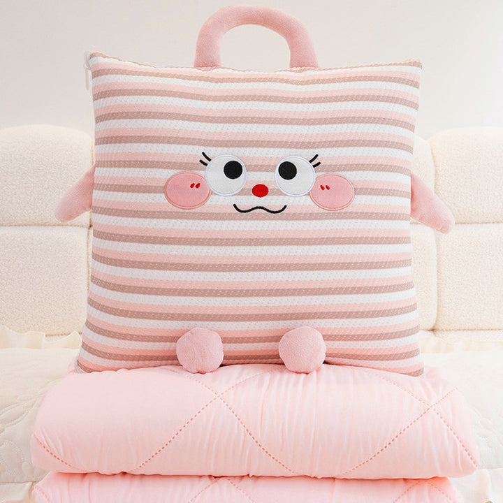 Cuddle pillow with lovable animal motif Kalsten