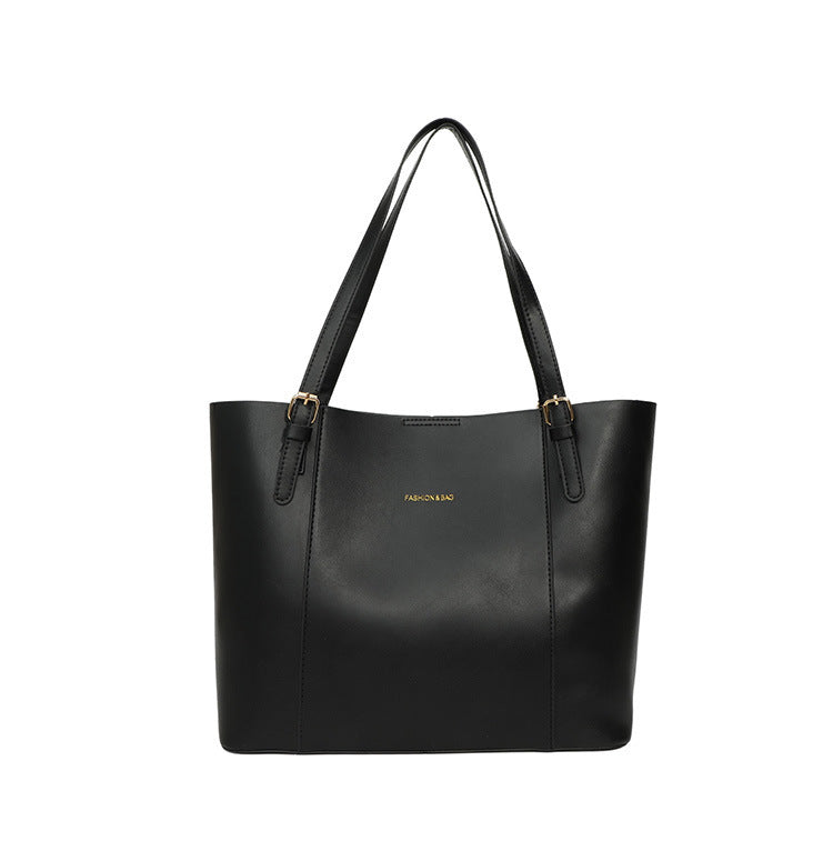 Sleek Minimalist Leather Tote Bag Kalsten