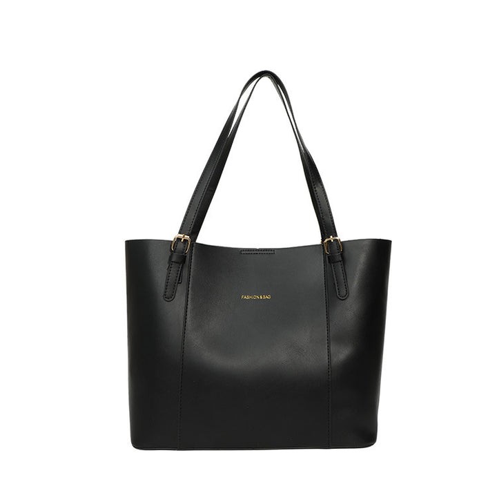 Sleek Minimalist Leather Tote Bag Kalsten