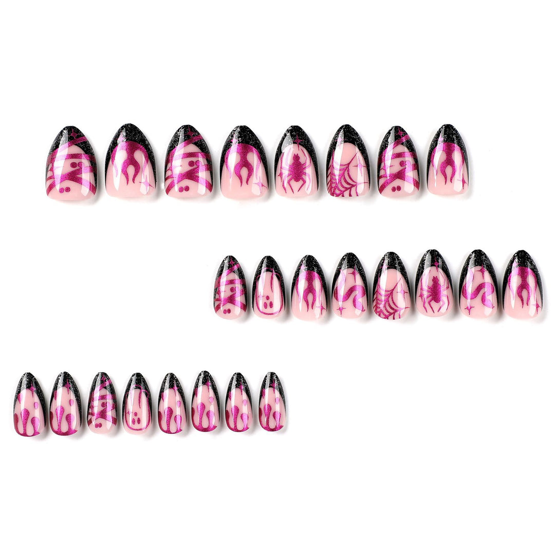Artful Halloween nail art with a sparkling finish Kalsten