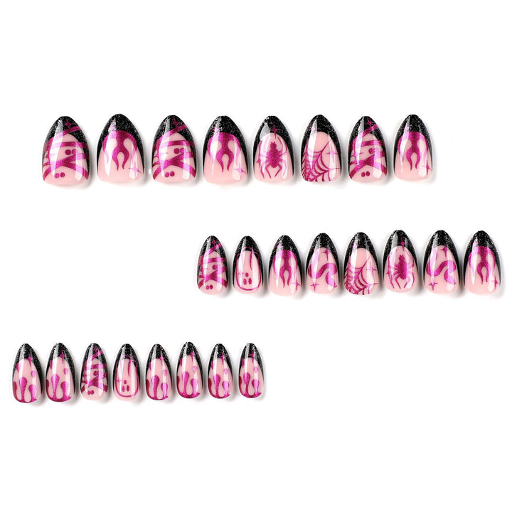 Artful Halloween nail art with a sparkling finish Kalsten