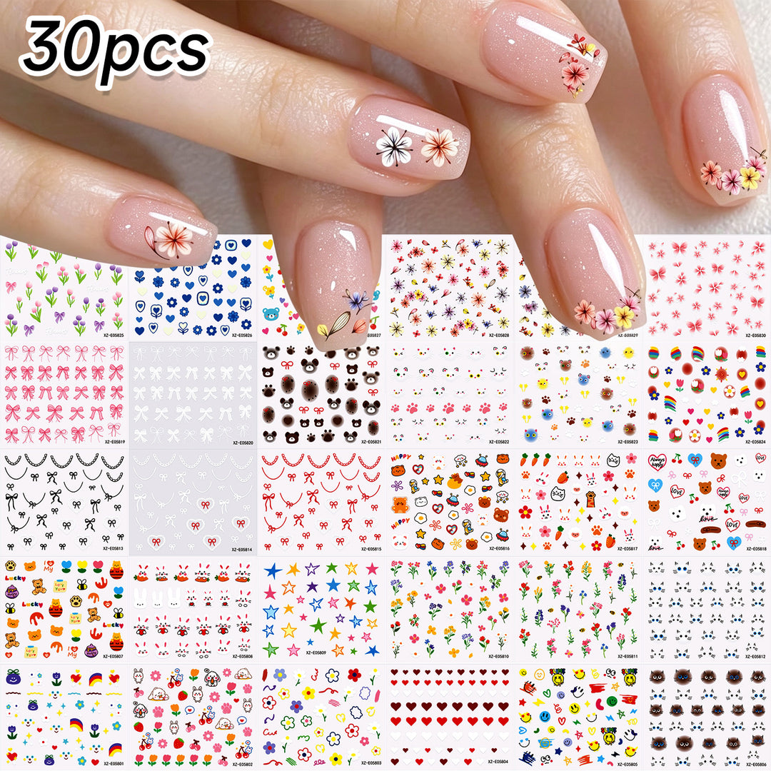 Creative Nail Art Sticker Collection
