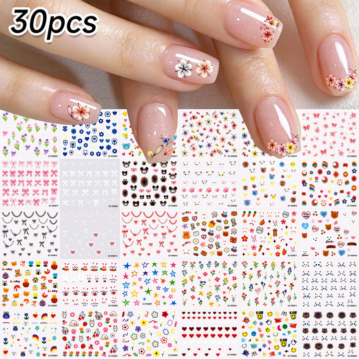 Creative Nail Art Sticker Collection