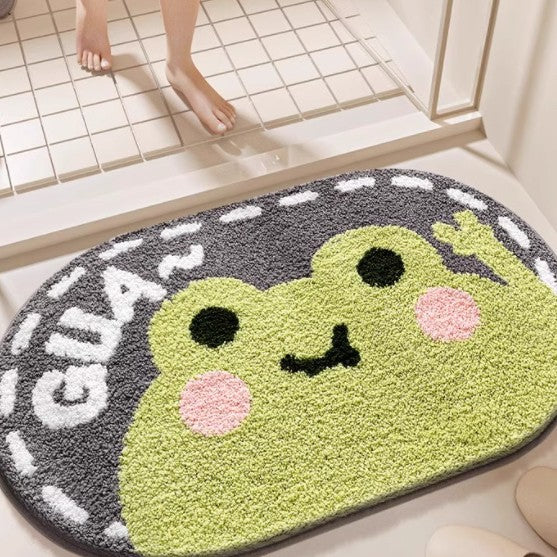 Cute Cat-Themed Bath Mat Kalsten