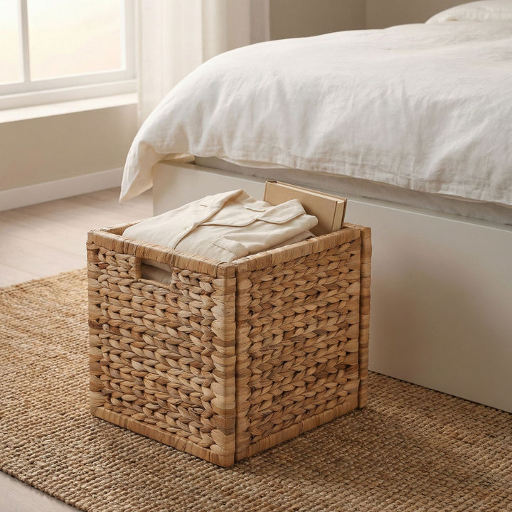 Practical storage basket made of braided material Kalsten