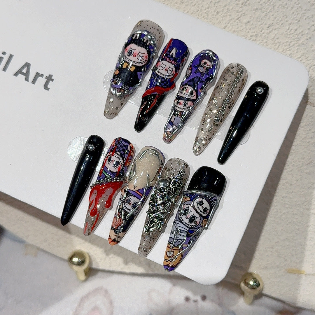 Whimsical Gothic Nail Art Tips