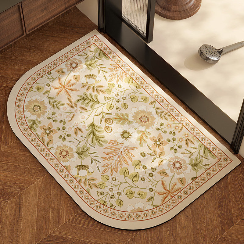 Decorative Floral Area Rug