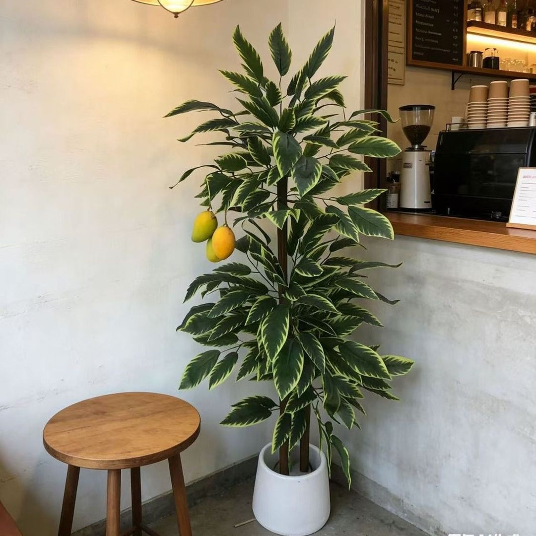 Lifelike Indoor Faux Foliage Plant