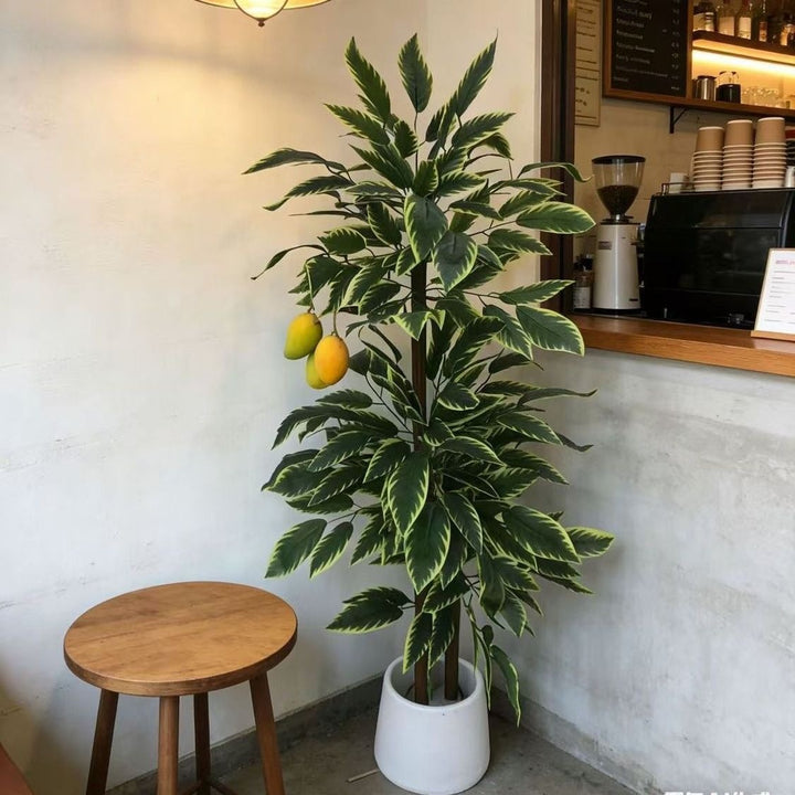 Lifelike Indoor Faux Foliage Plant