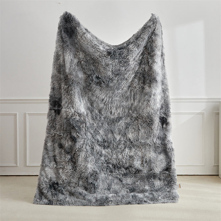 Luxurious Faux Fur Throw Blanket Kalsten