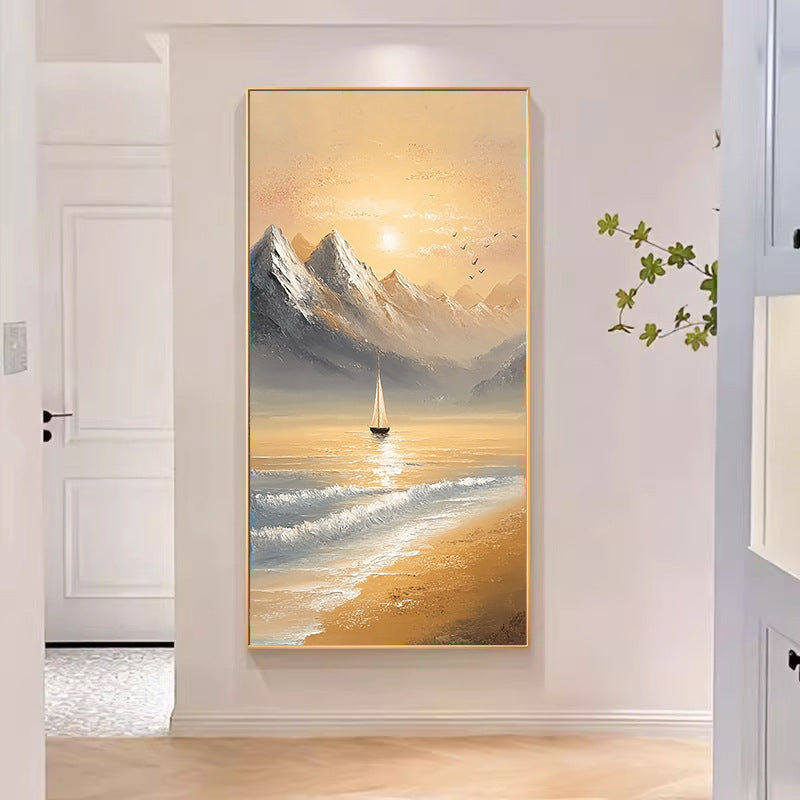 Scenic Ocean View Canvas Artwork