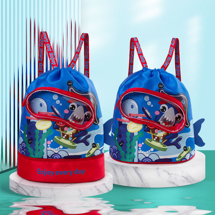 Cartoon-Themed Drawstring Backpack Kalsten