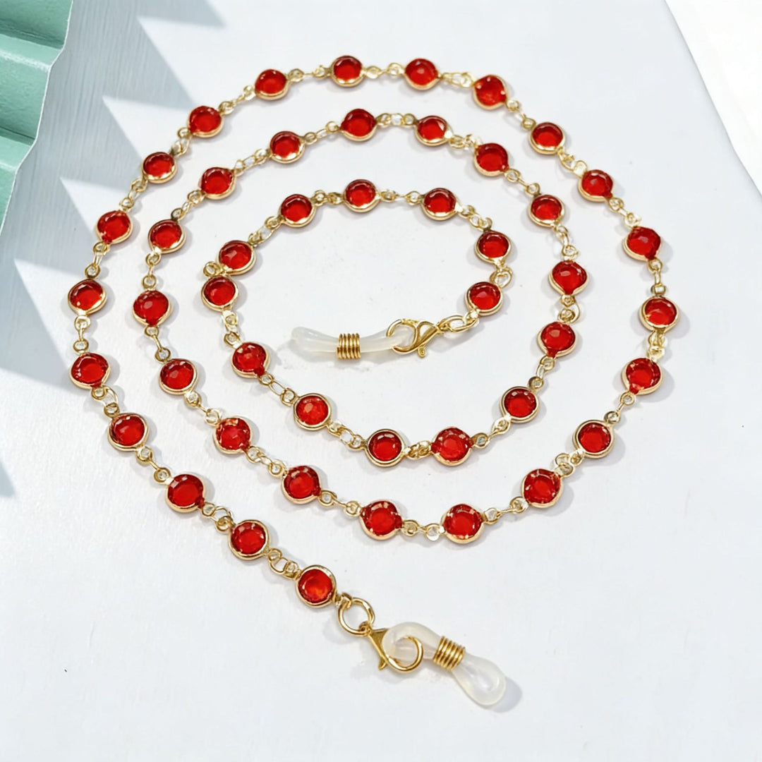 Elegant Beaded Eyewear Chain Kalsten