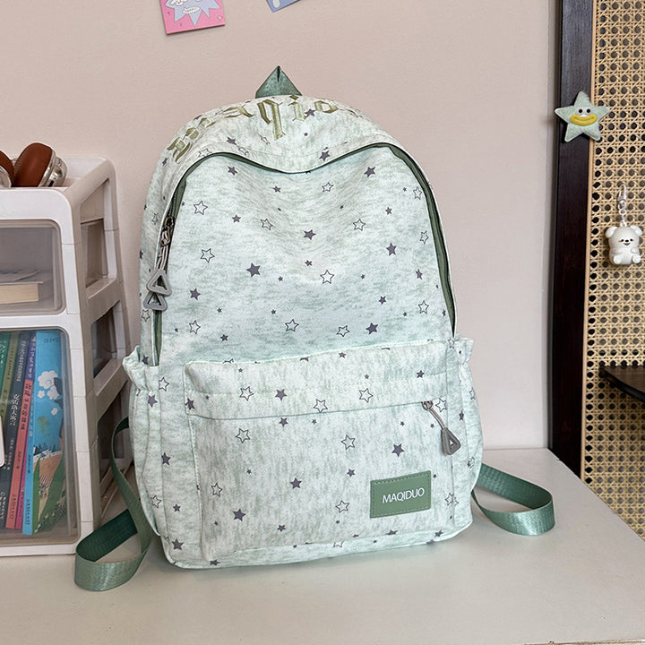Star-Embellished Casual Backpack Kalsten