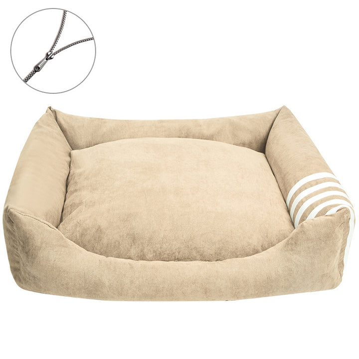 Cozy Bolstered Dog Bed