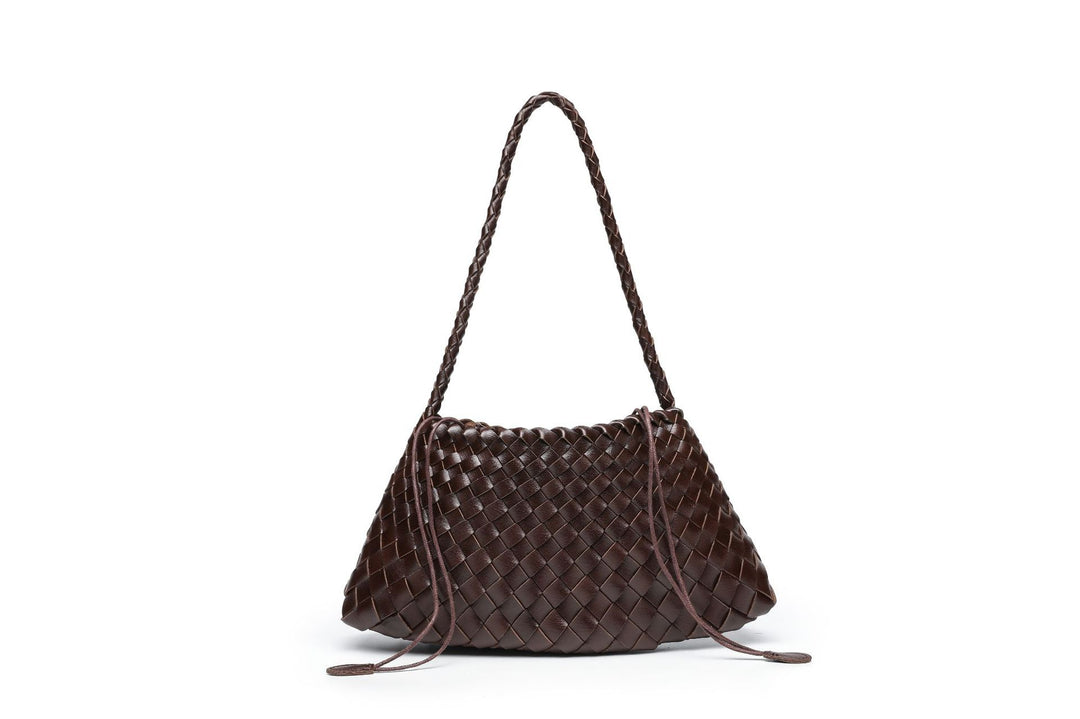 Textured Woven Slouchy Shoulder Bag Kalsten