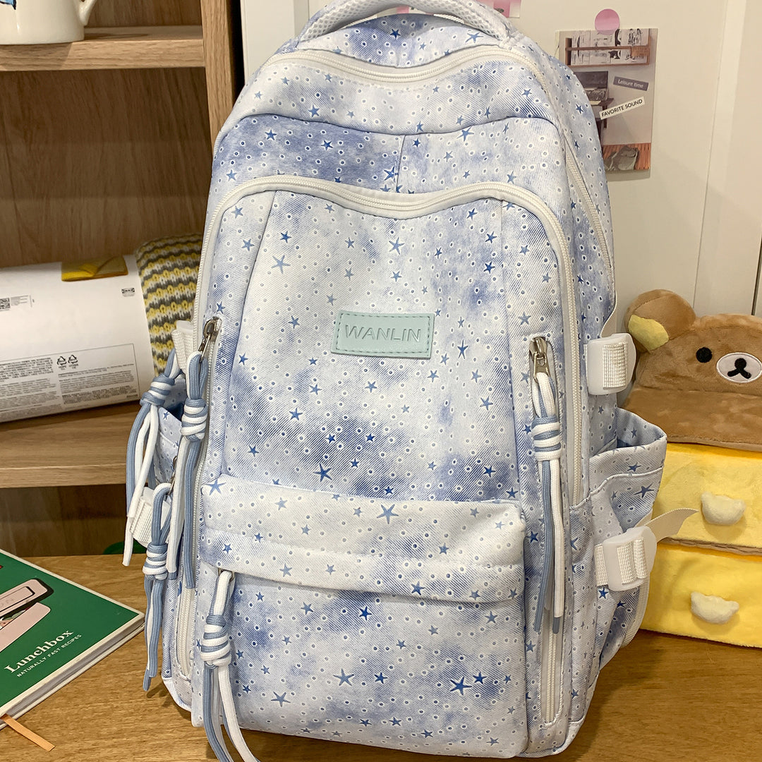 Stylish Star-Patterned Backpack Kalsten 1791205965