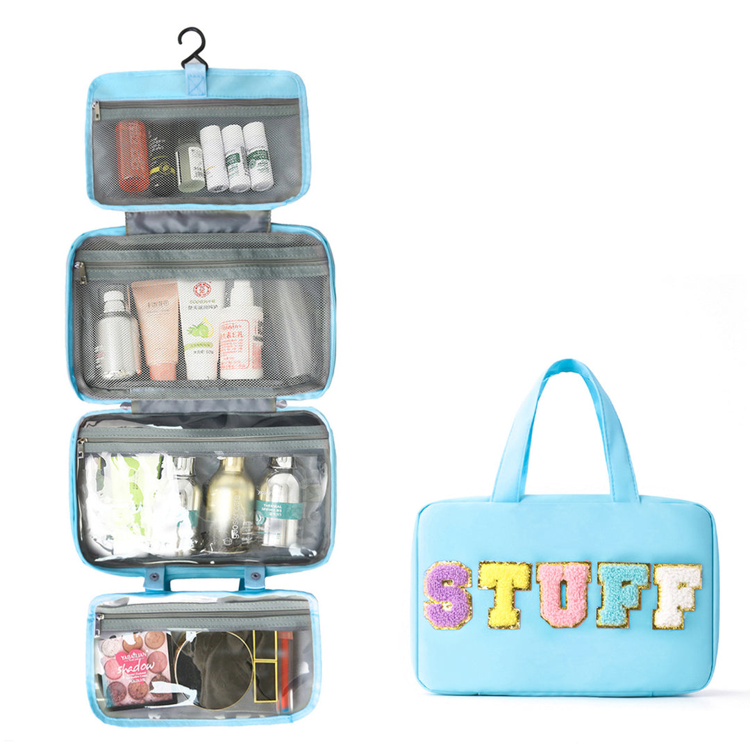 Multifunctional Cosmetic Organizer Bag with Hanging Design Kalsten