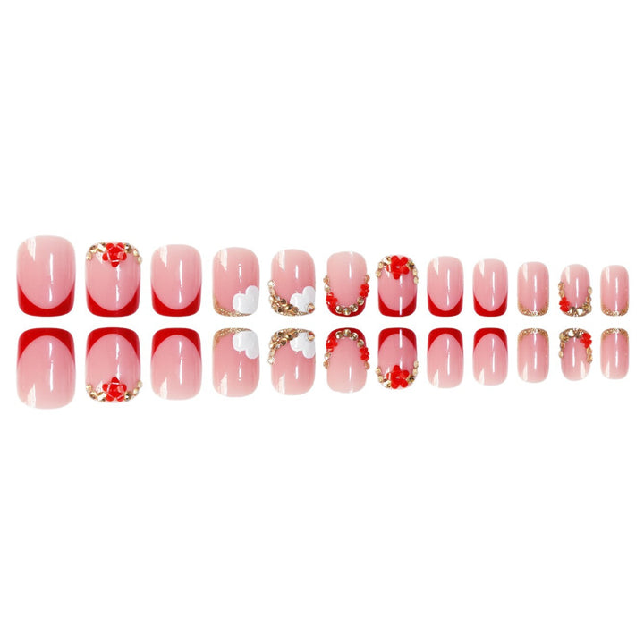 Decorative Floral Nail Enhancements Kalsten