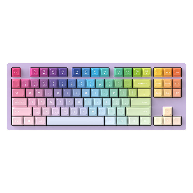 Rgb Gaming Keyboard with Mechanical Keys and Customizable Backlighting Kalsten