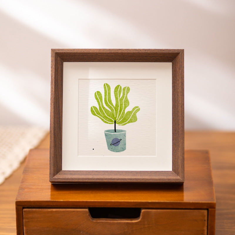Charming Illustrated Pet Frame for Home